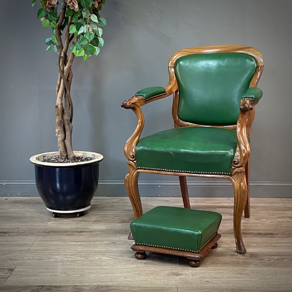 Victorian discount leather chair