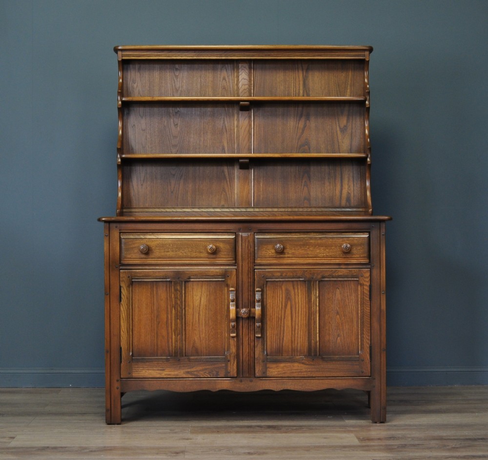 Attractive Vintage Ercol Elm Golden Dawn Sideboard Cabinet Dresser