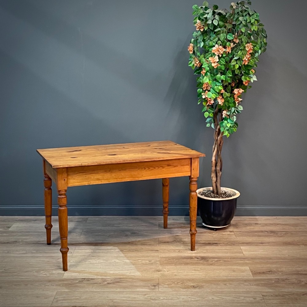 attractive antique rustic pine kitchen table from mar lodge
