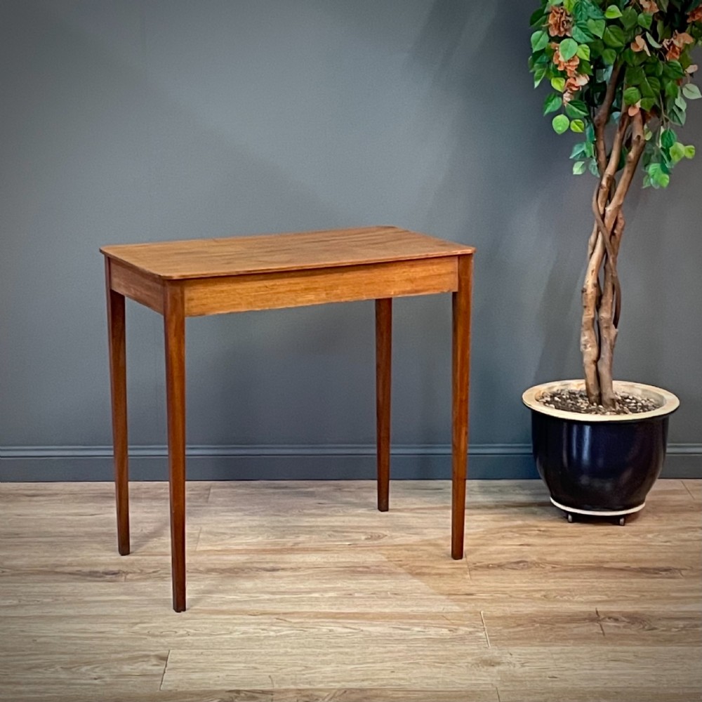 attractive very simple antique victorian mahogany side table