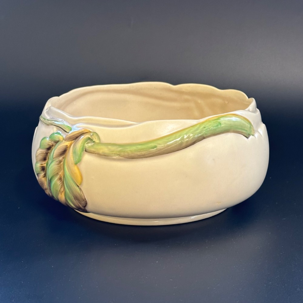 clarice cliff art deco fruit bowl newport pottery 833