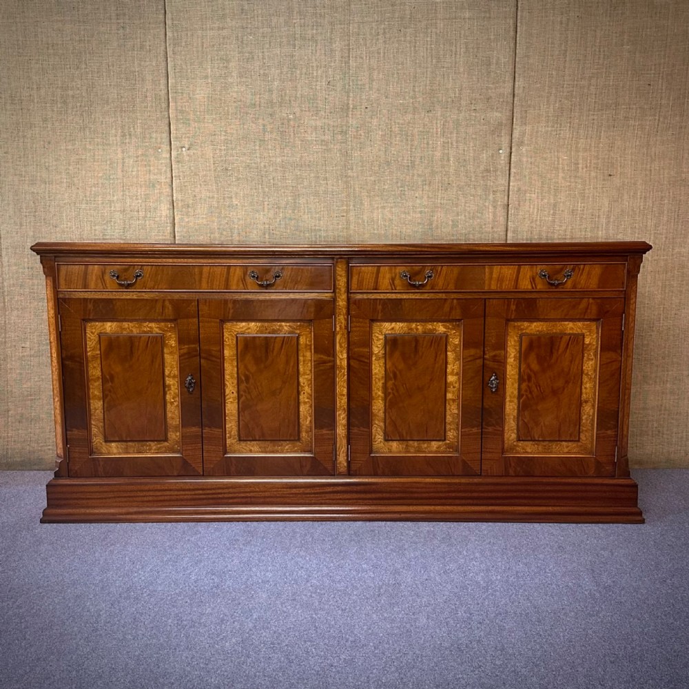 antique style large high quality charles barr mahogany sideboard